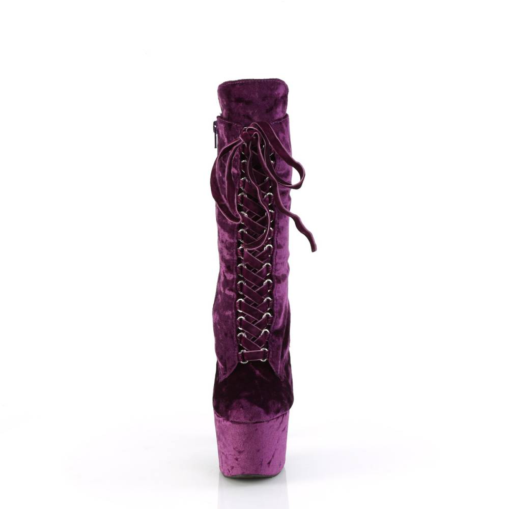 Pleaser - ADORE-1045VEL Bottes de plate-forme, Pole dance chaussures - Violet